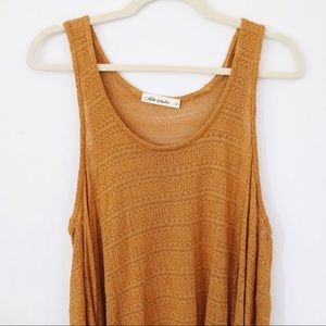 Mustard Knitted Boutique Tank